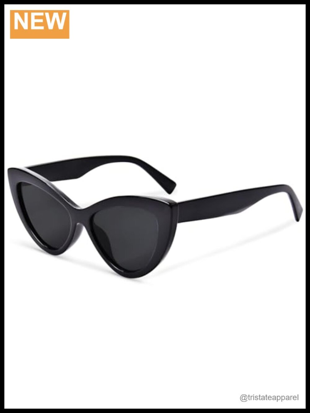 Oversized Retro Cat Eye Sunglasses for Women Full Rim UV Protection